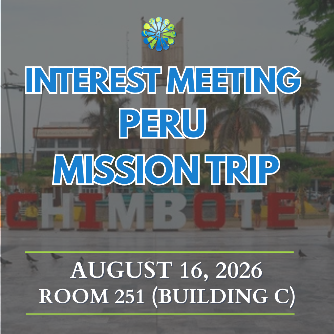 Peru Mission Trip: Interest Meeting