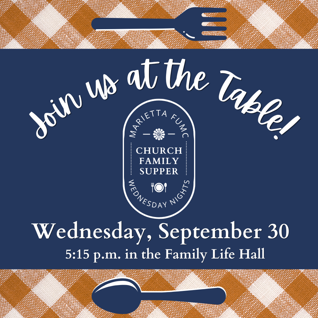 Church Family Supper: September 30