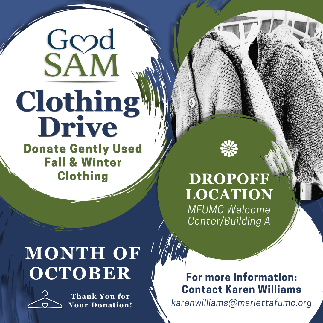 Good SAM October Clothing Drive