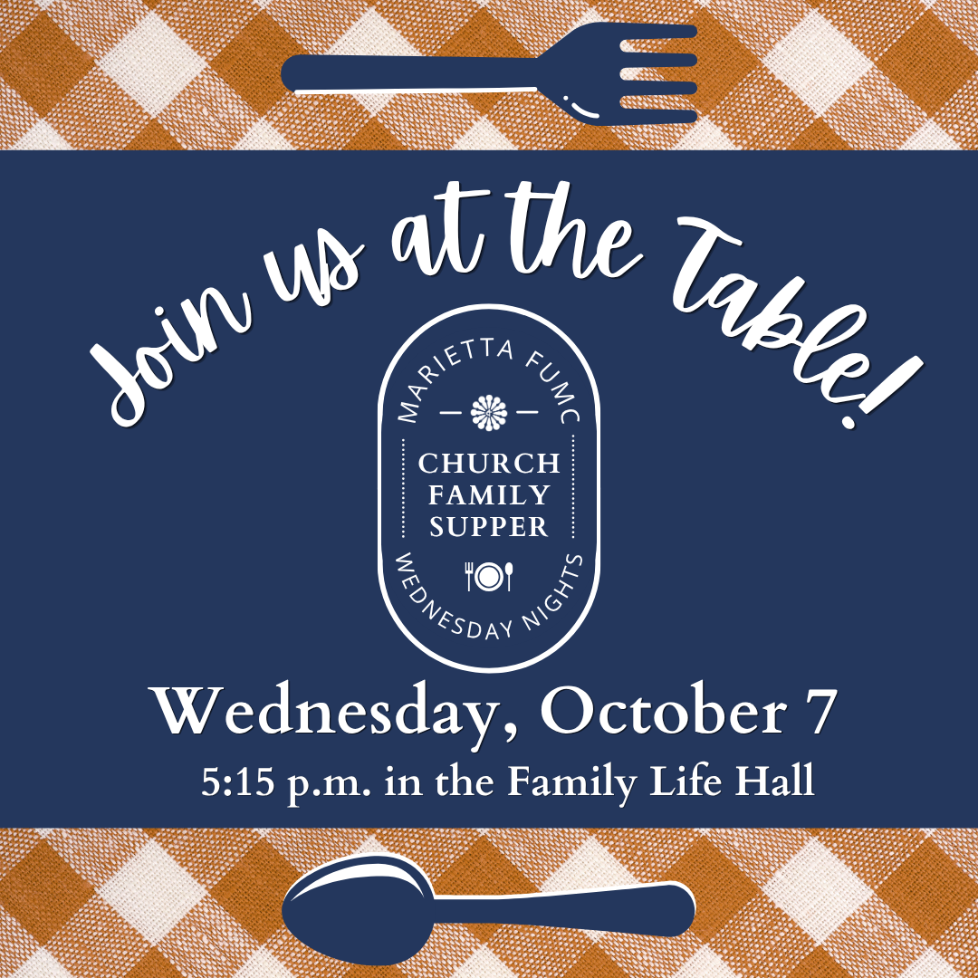 Church Family Supper: October 7