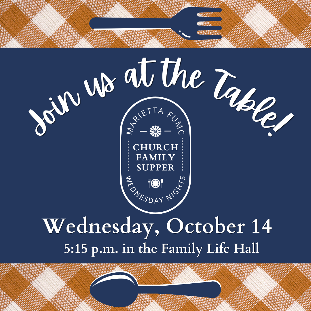 Church Family Supper: October 14
