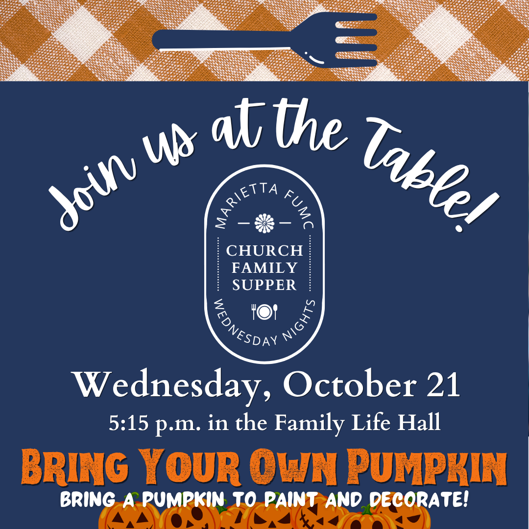 Church Family Supper: October 21