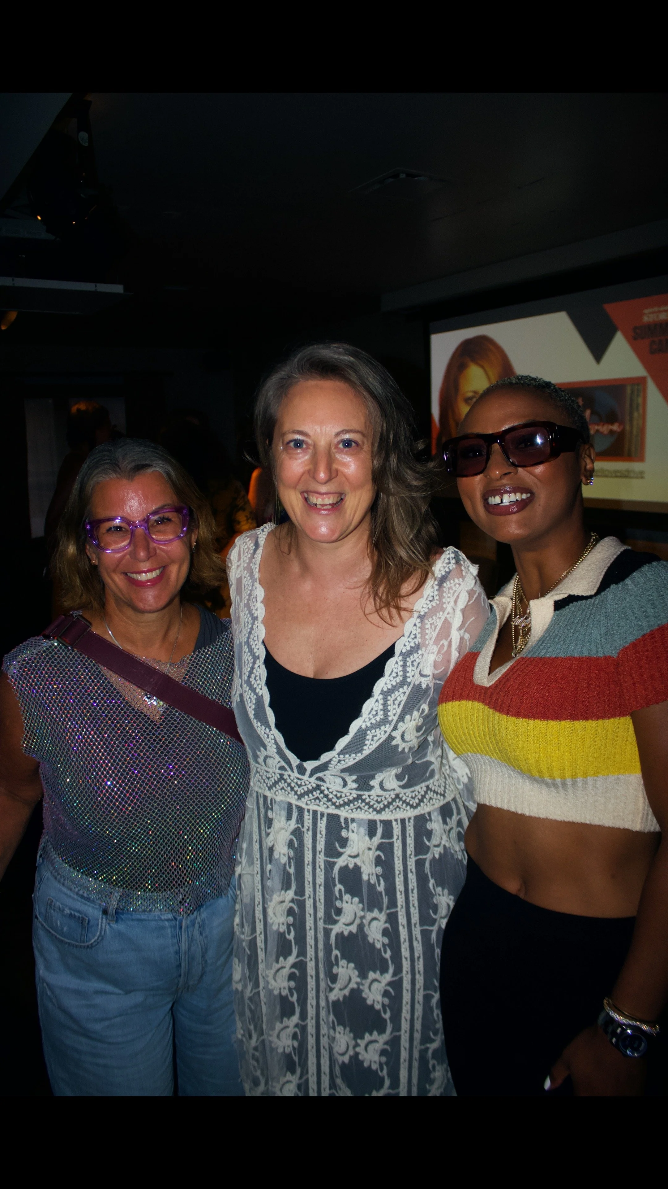 Alison Berg, Toni Short & Lady Matt at Collective Radiance Soho House