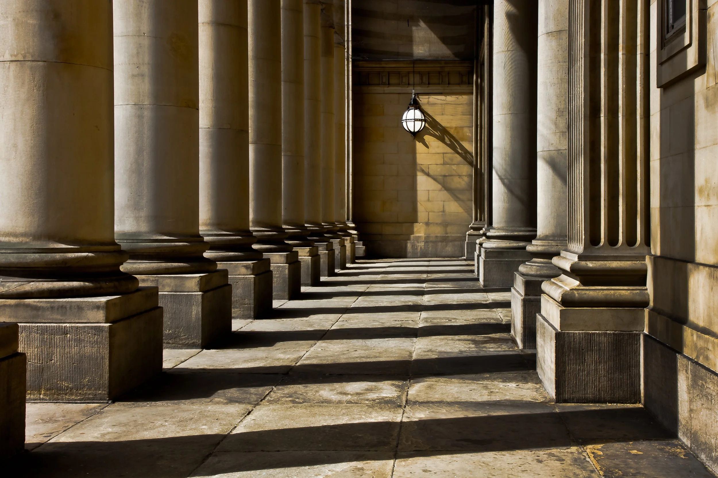 Colonnade, Leeds Town Hall