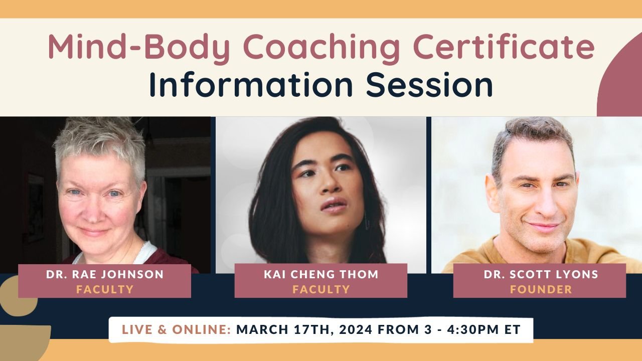 Curated visual reference: Gallery Detail: Mind Body Coaching Certificate Information Session