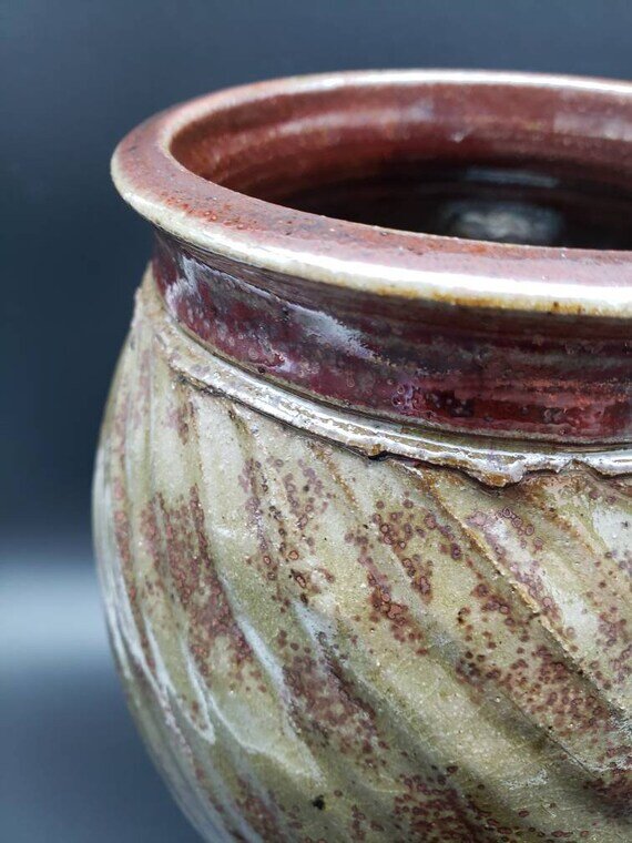 Raku Vase