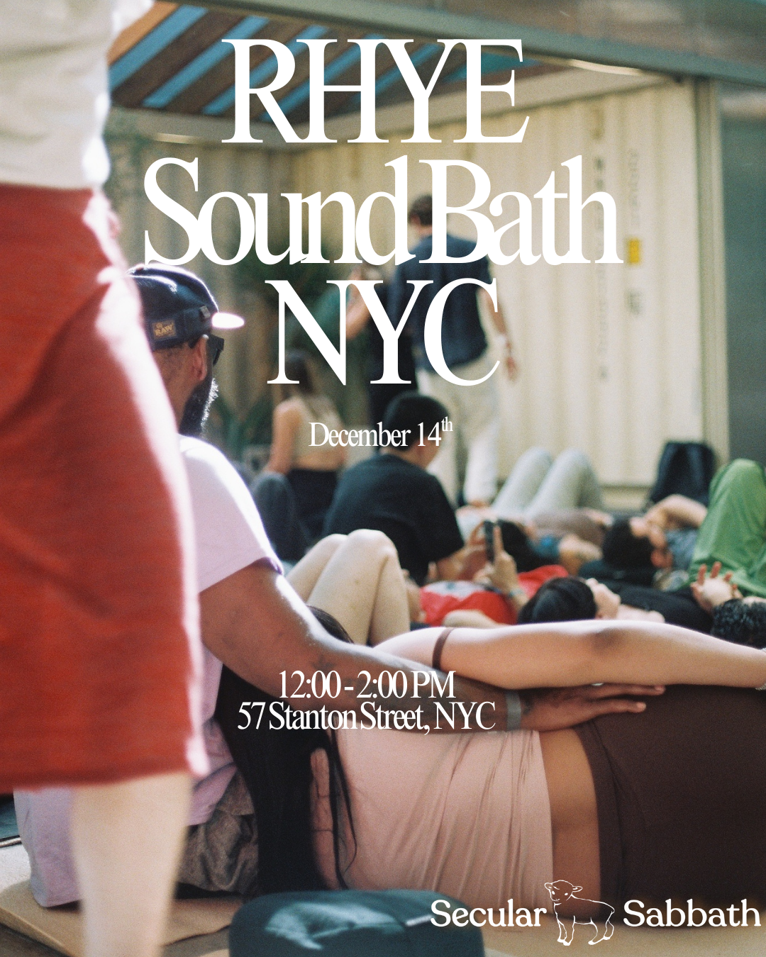 LIMITED TICKETS ADDED: RHYE Sound Bath NYC (NOON SESSION)