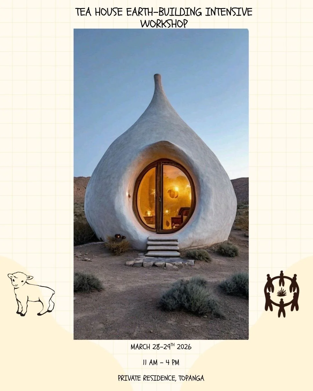 Tea House Earth-Building Intensive Workshop