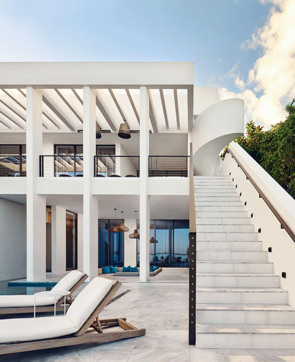 Outdoor area of a private residence in Miami