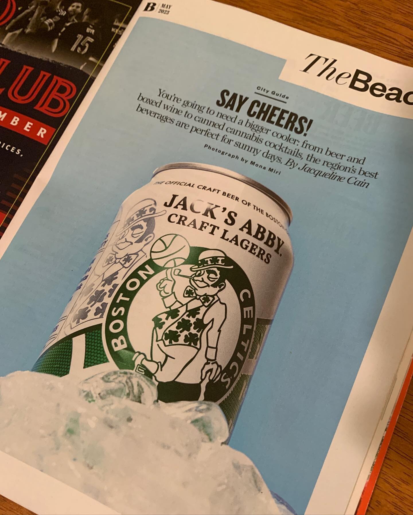 What better night to post my first ever multi-page spread in @bostonmagazine?? We&rsquo;re going to need a bigger cooler 😎 The season&rsquo;s best packaged drinks! Beer, wine, non-alcoholic, canned cocktails, cannabis bevvies, and a hard seltzer tas