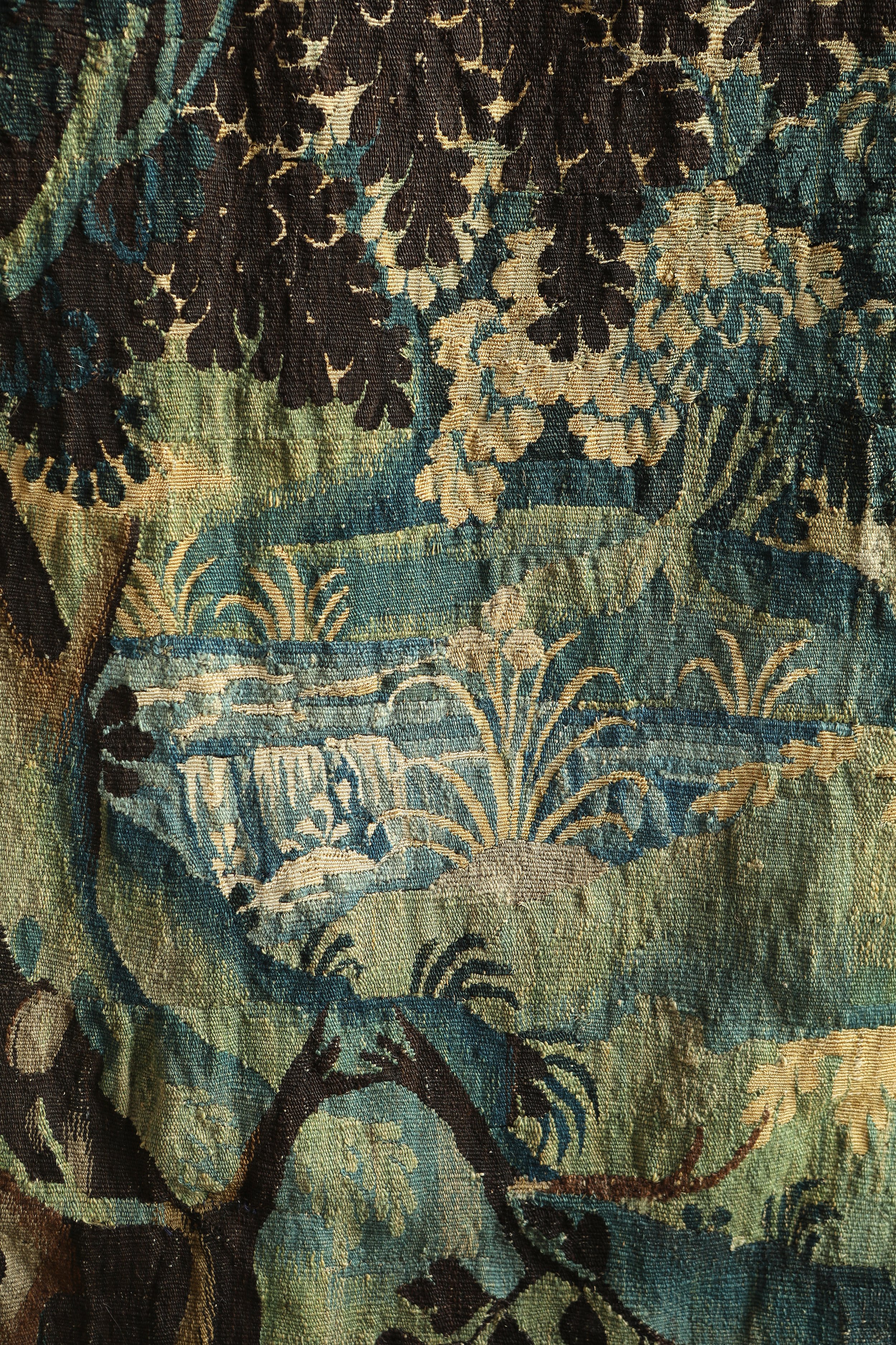 Curio Shop 18th Century Flemish Verdure Tapestry