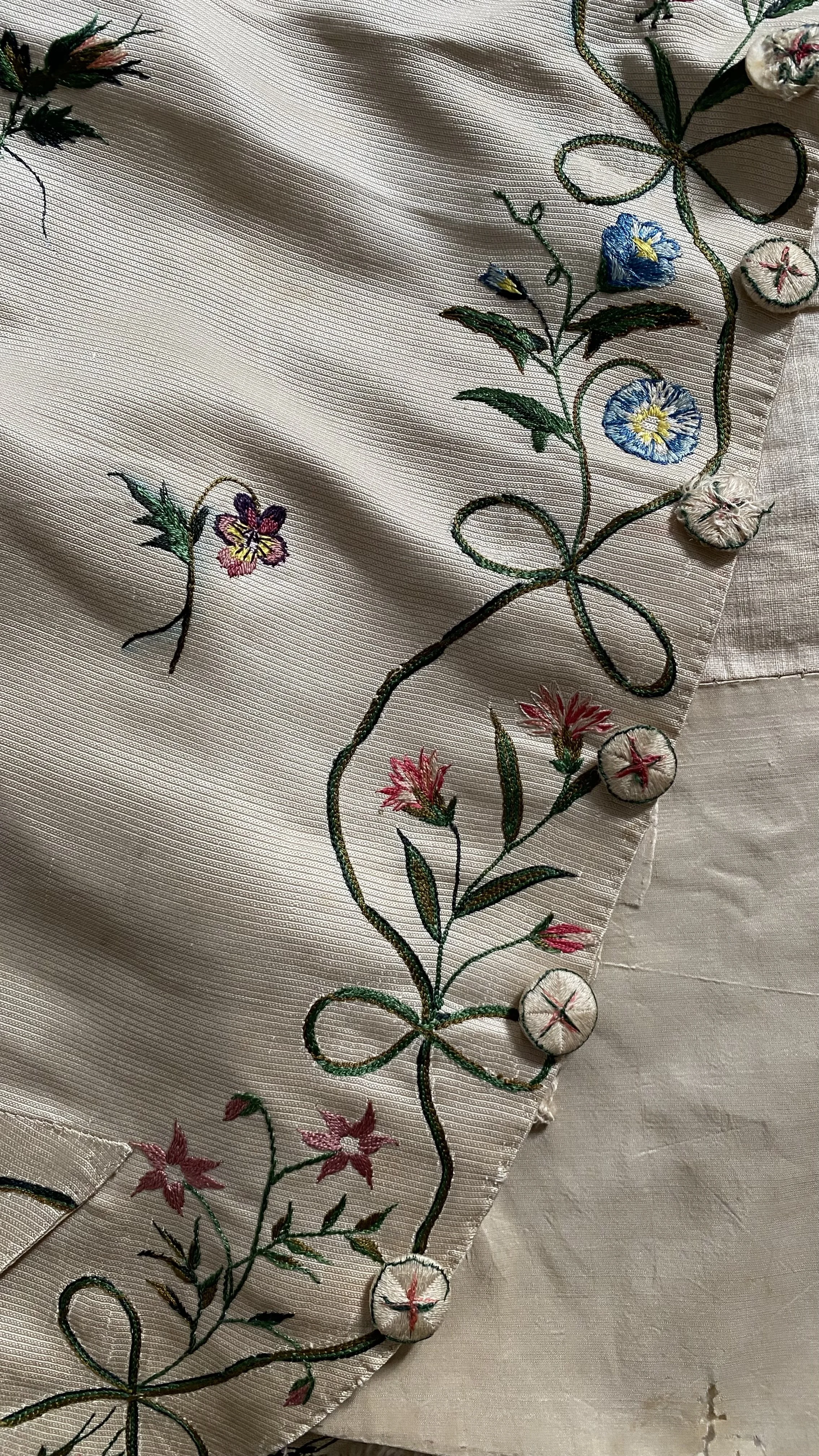 Late 18th Century Gentleman's Embroidered Waist Coat