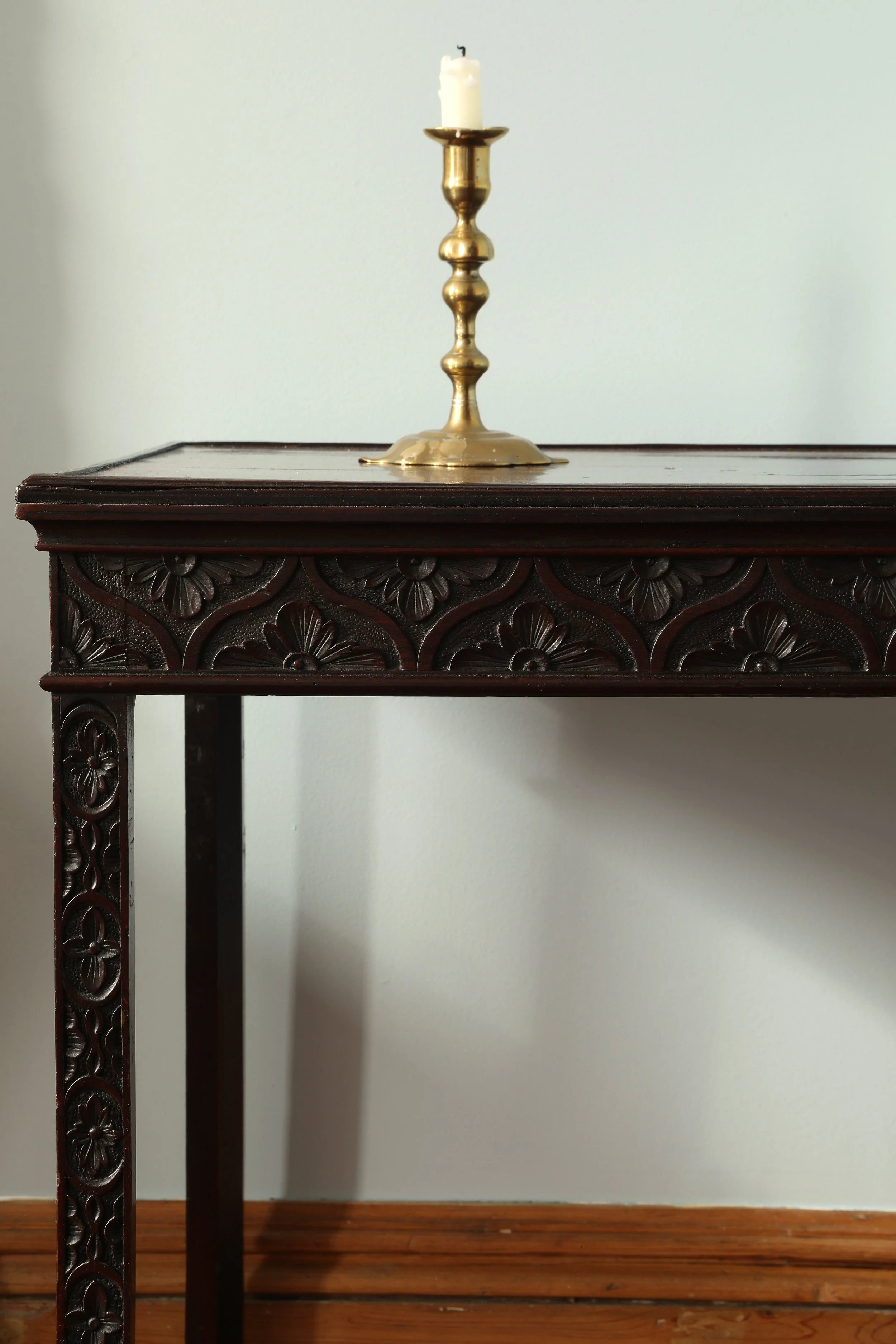George III Mahogany Tea Table