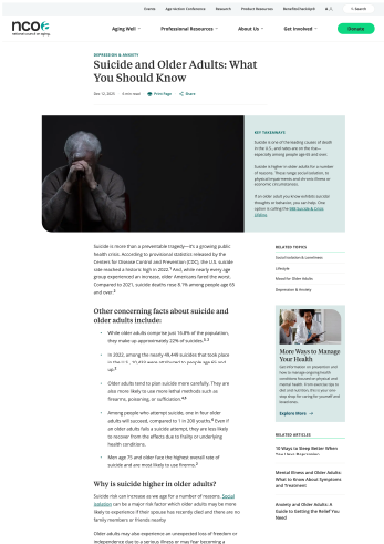 The National Council on Aging 