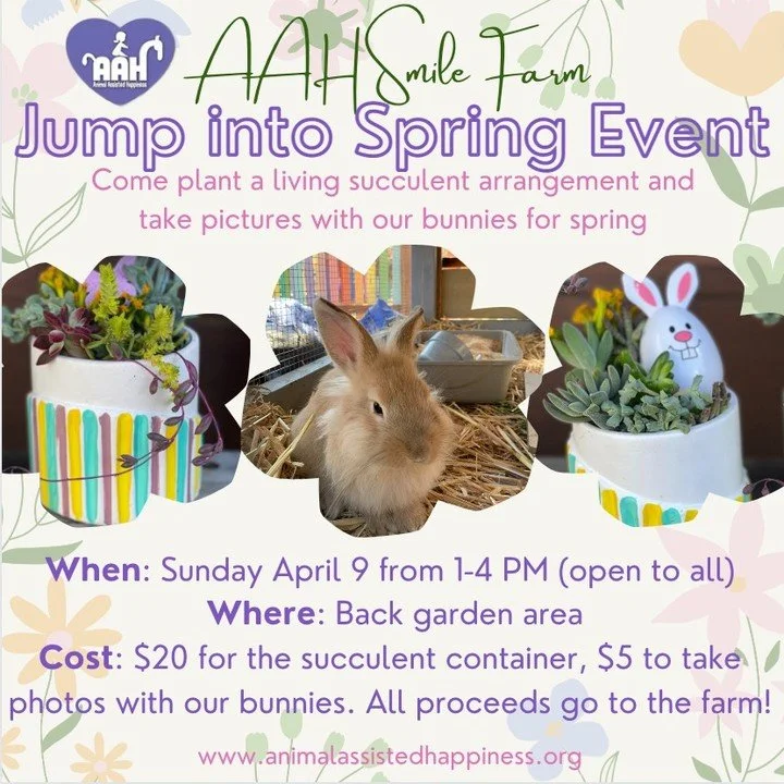 Have some time tomorrow afternoon, I will be at the AAH Smile farm creating fun succulent arrangements. Come join me

#easterdecor #easterbunny #eastergarden #succulents #bayareasucculents