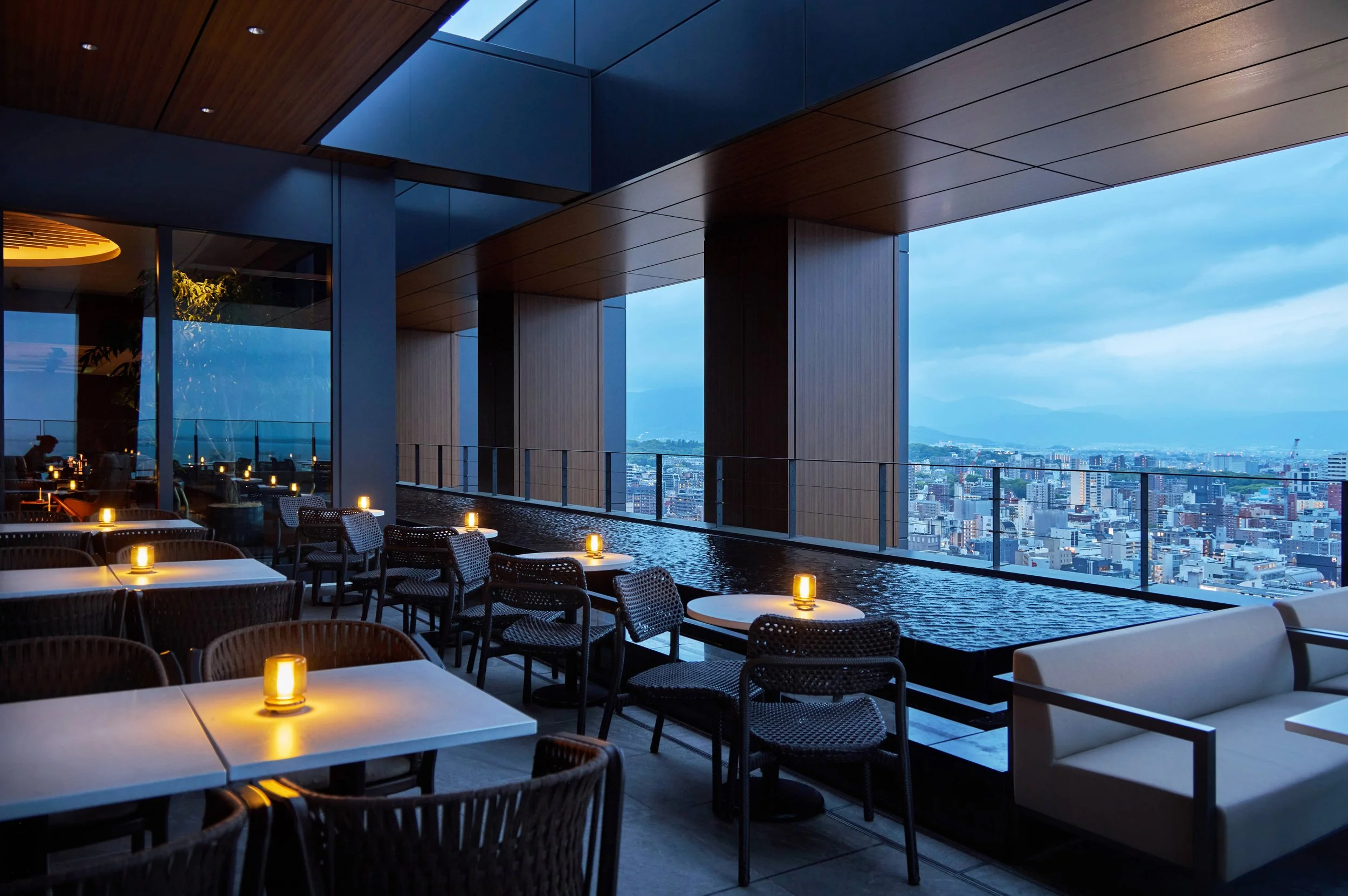 Rooftop Cafe One Fukuoka Hotel Restaurant