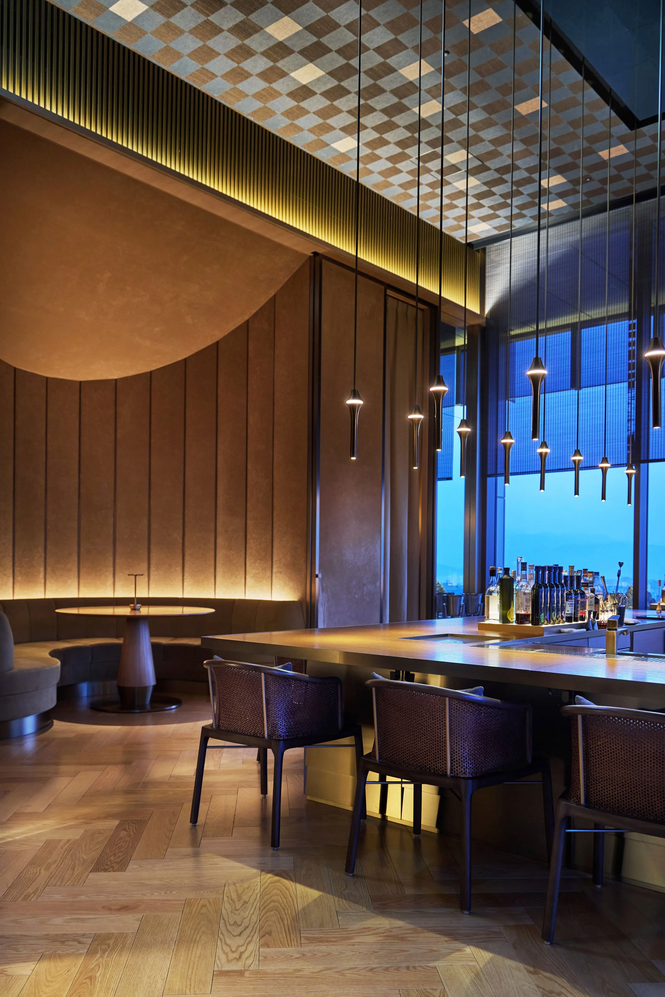 Private Seating Bar Lounge  Ritz Carlton Fukuoka Japan