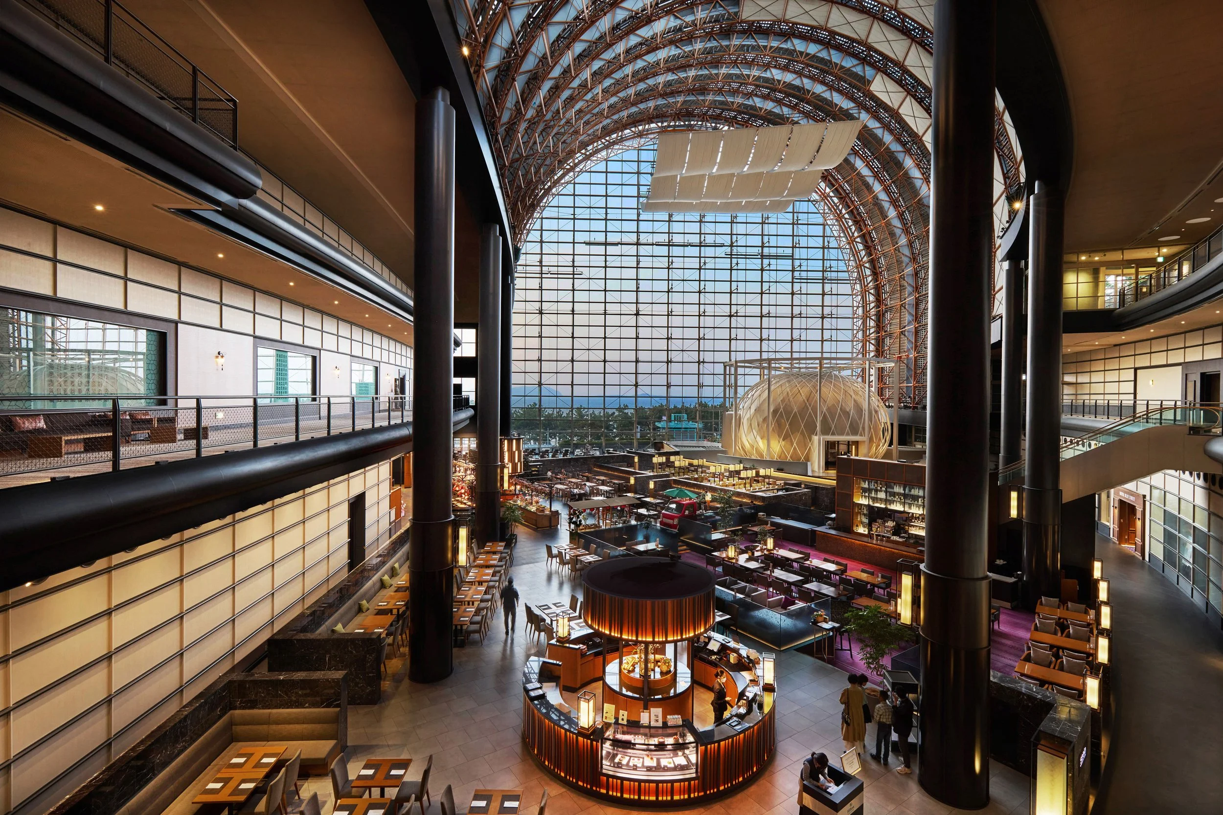 Hilton Fukuoka Sea Hawk Hotel Atrium — Fukuoka, Japan
