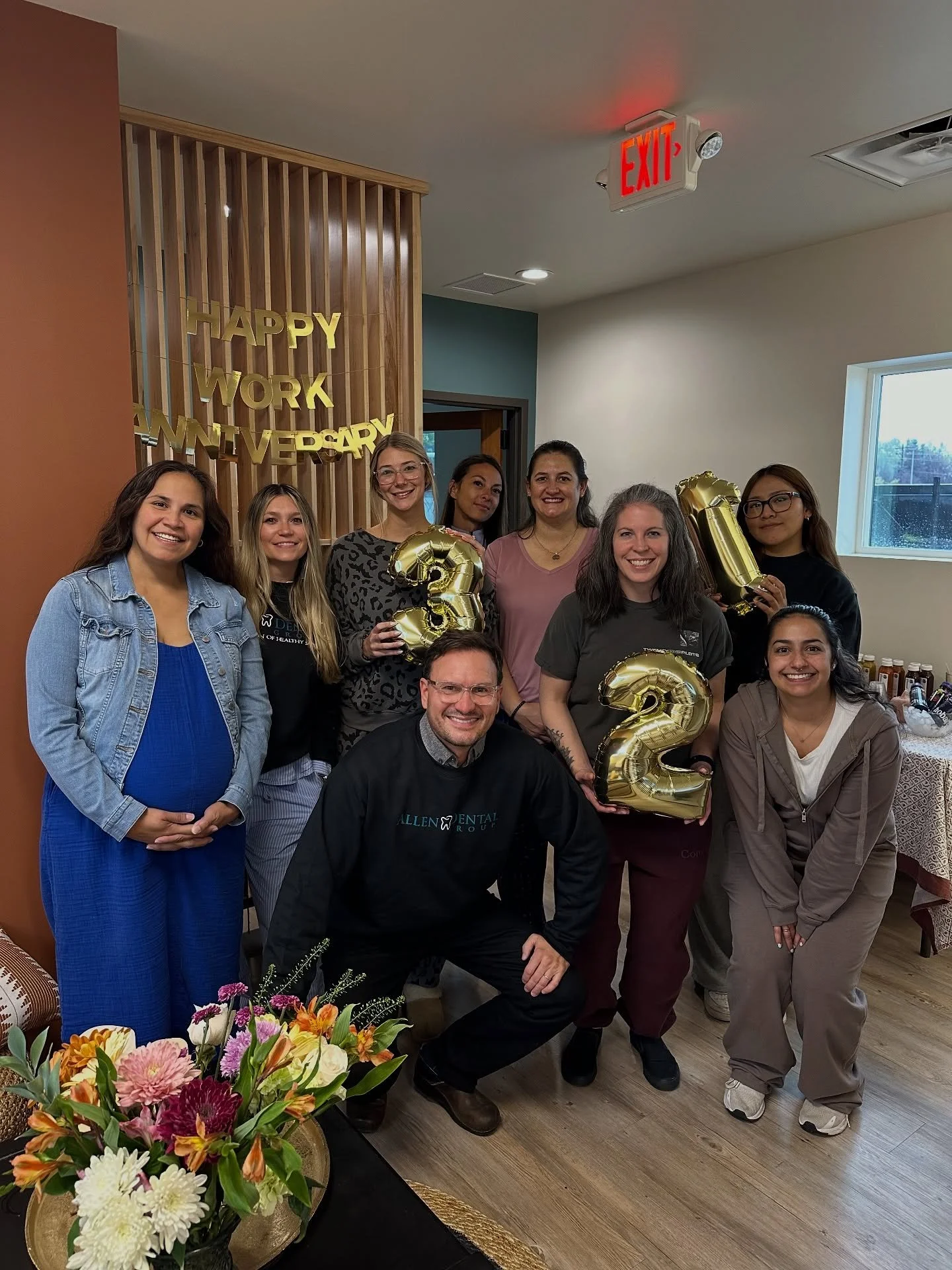 Last Friday, Allen Dental Group kicked off the day with a delicious breakfast burrito celebration to honor some incredible team milestones! From 10 years to 1 year, we&rsquo;re proud to celebrate 10, 9, 3, 2, and 1 year(s) of hard work, dedication, a