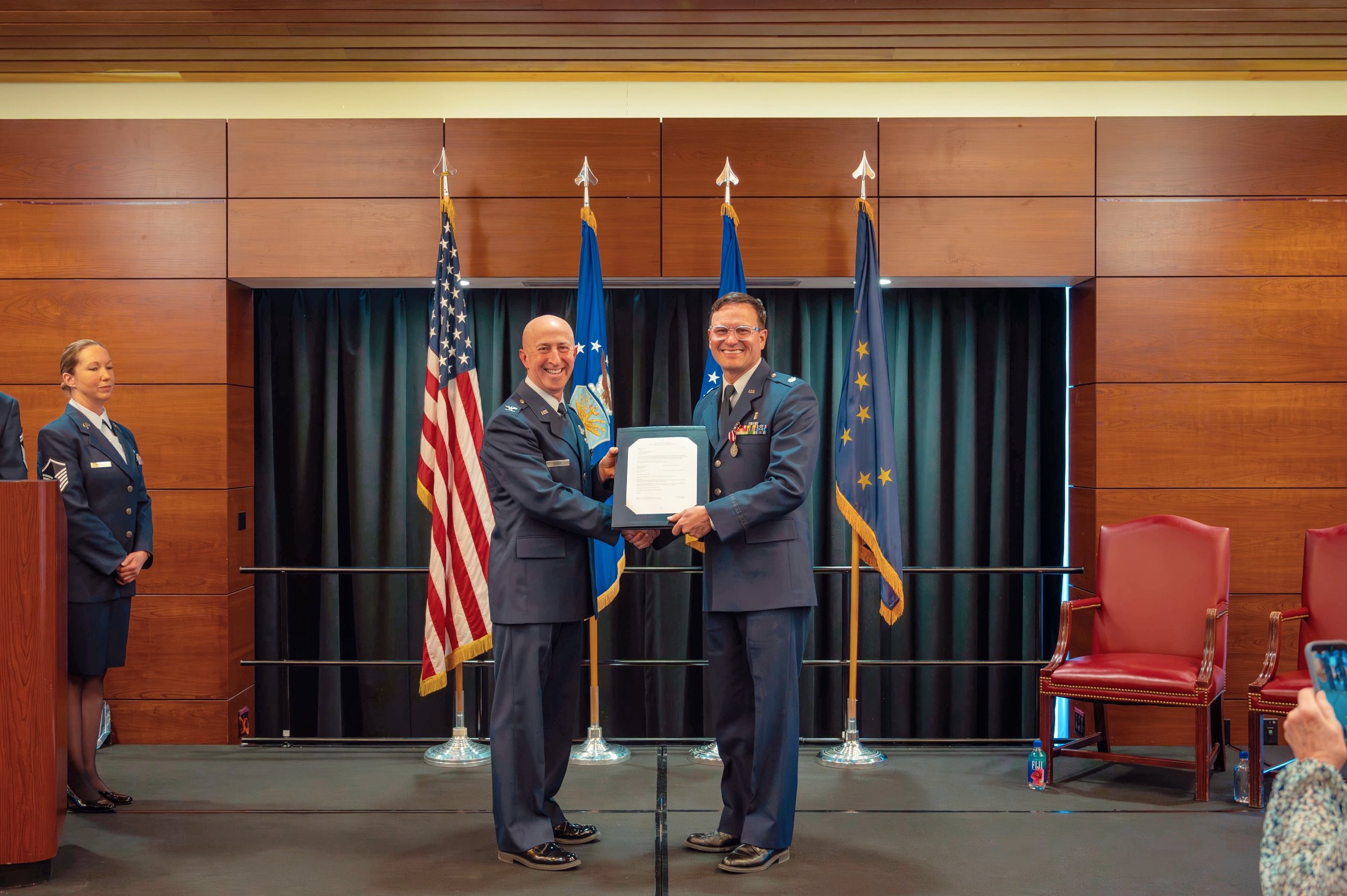 After 22 years of honorable service in both Active Duty and the Reserve, Lieutenant Colonel Bradford Allen (Our Dr.Allen) officially retired from the United States Air Force. 🇺🇸

Surrounded by family, friends, colleagues, and members of the Allen D