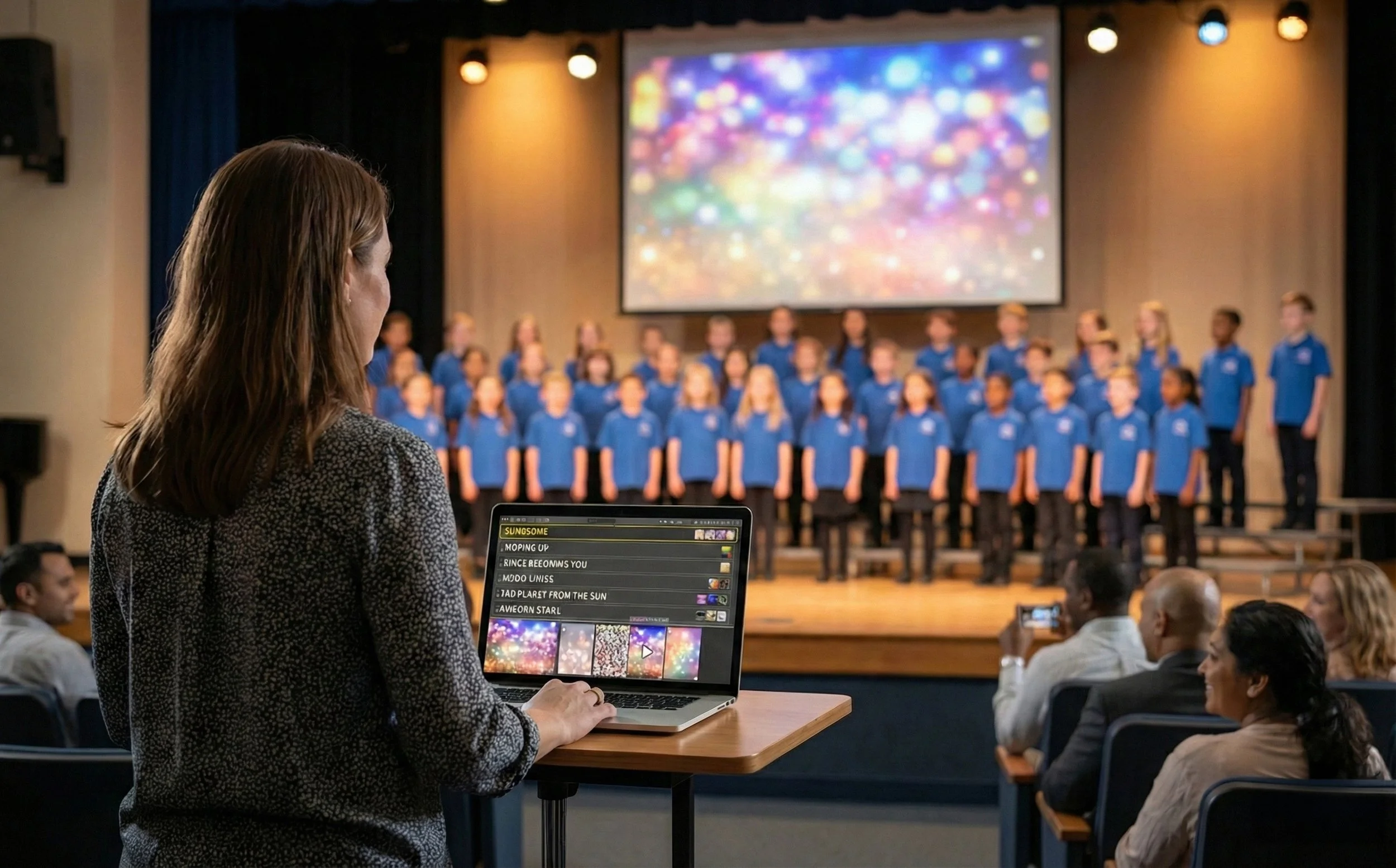 Begleitmusik und Bildmaterial für Schulkonzerte: Ein Leitfaden für Musiklehrer