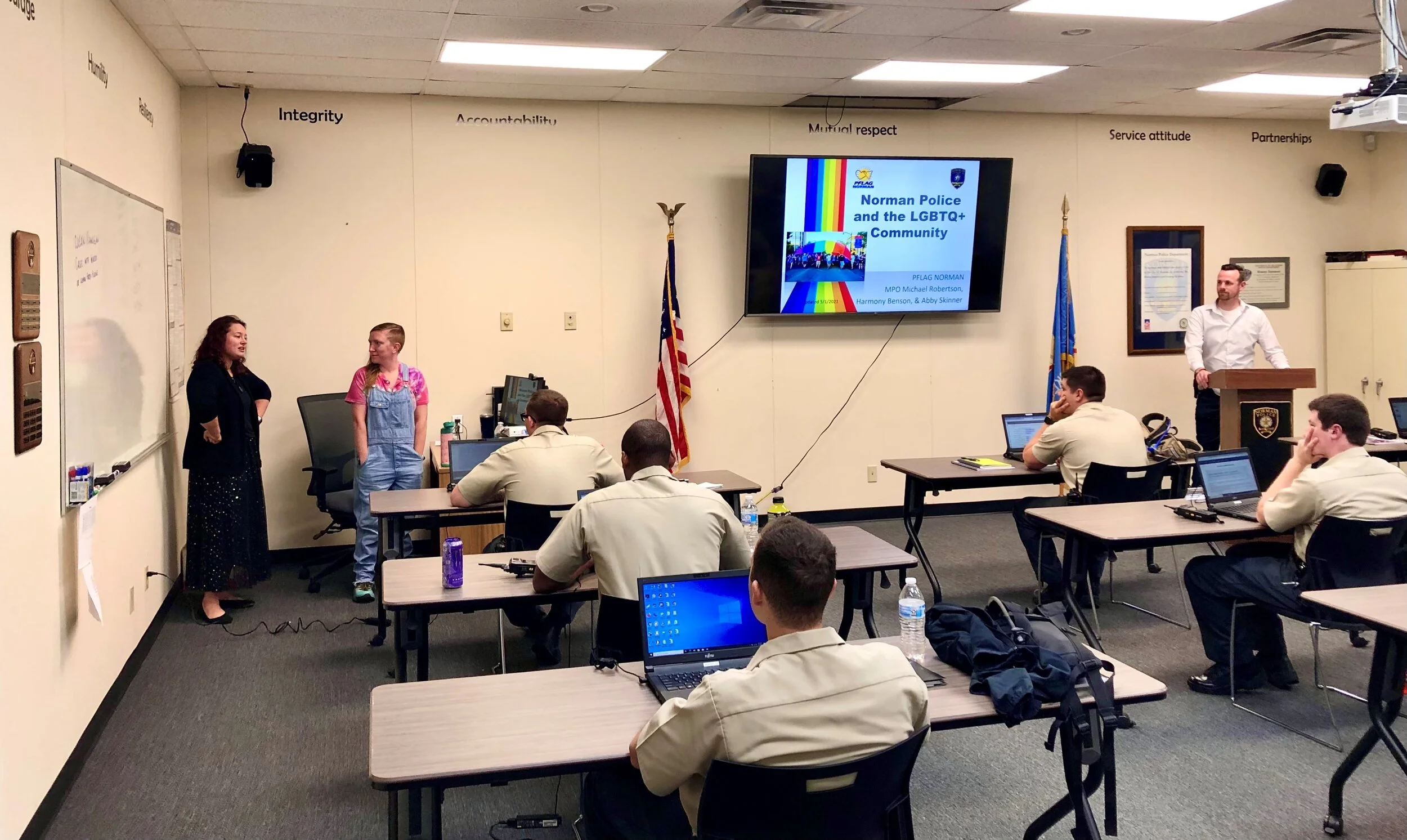 PFLAG trains Norman Police Academy