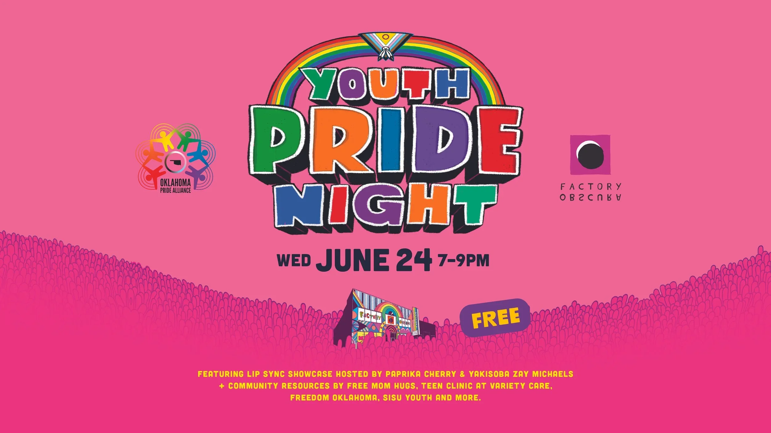 Factory Obscura Youth Pride Night