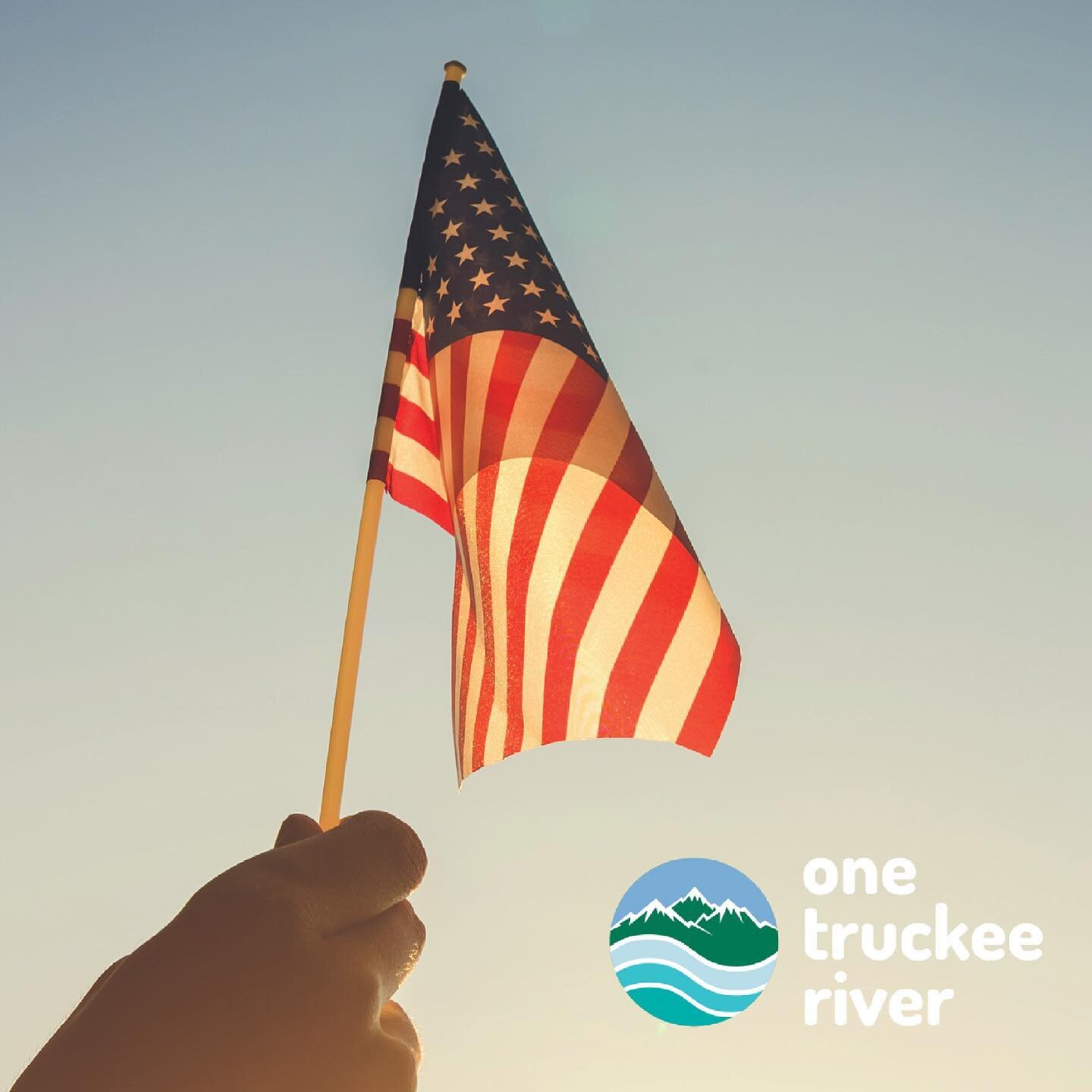 Happy Independence Day from One Truckee River! Please avoid using fireworks to do your part in preventing wildfires and protecting the Truckee River from pollution. Wishing you a safe and happy holiday! #4thofjuly✨