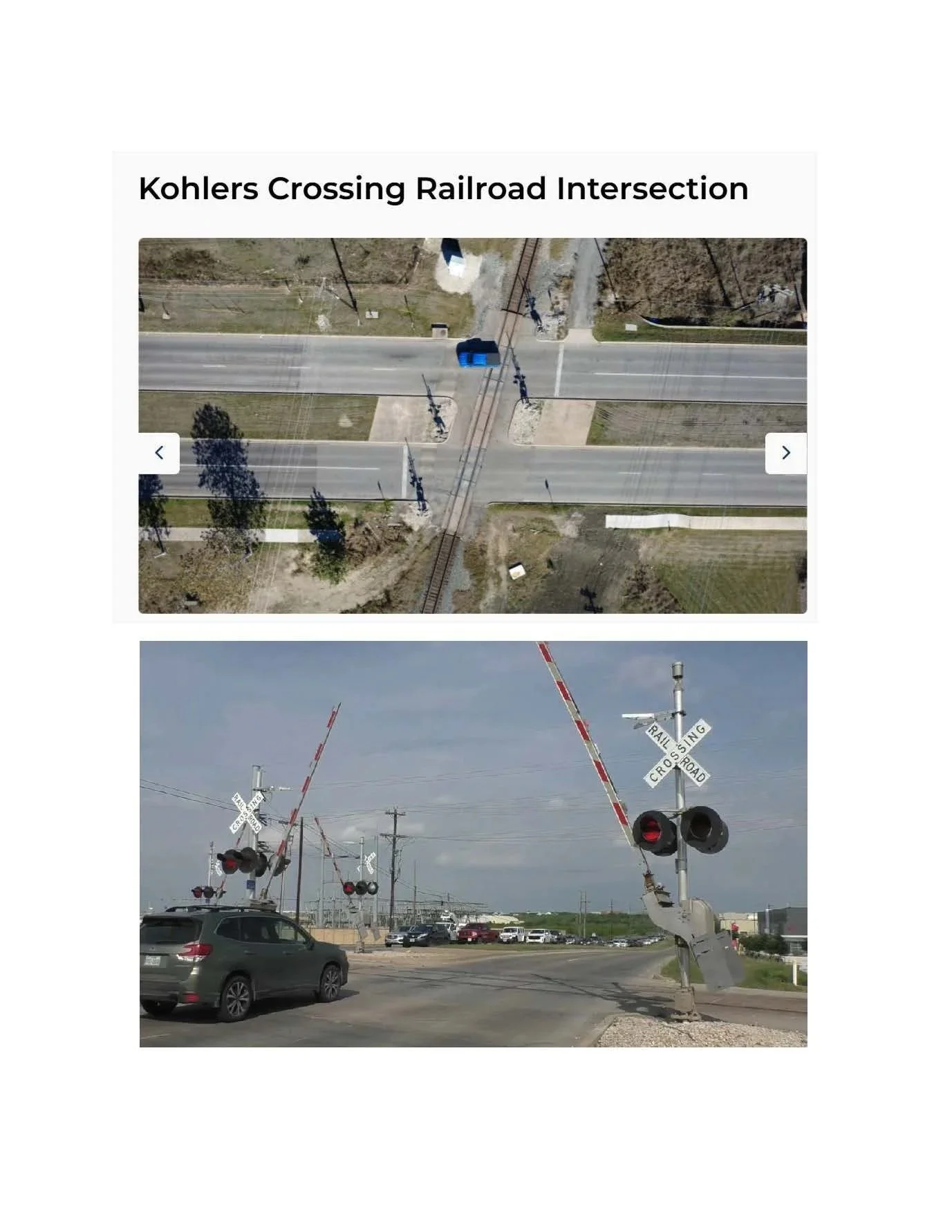City of Kyle, Texas Secures $24,360,519&nbsp;US DOT Grant Award for the Kohler’s Crossing Grade Separation Project 