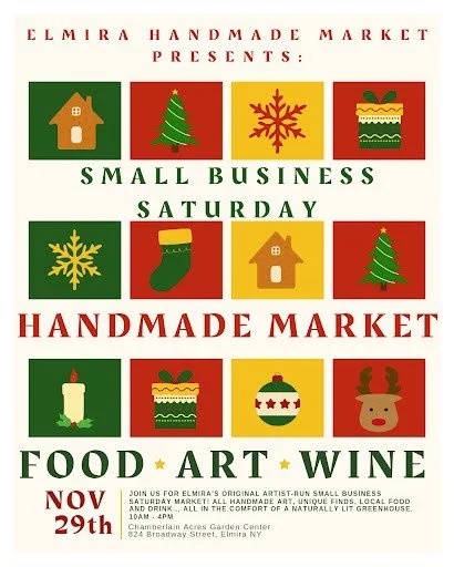 Small Business Saturday, Elmira Handmade Market