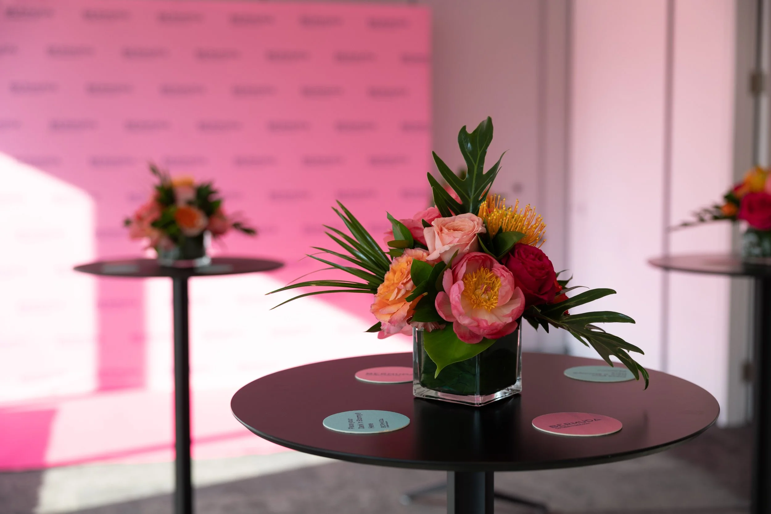 Event flowers and venue space