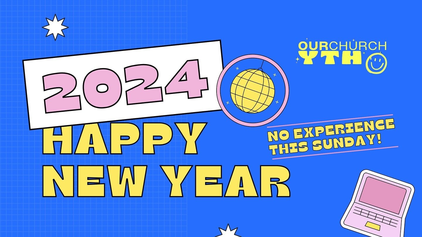 Reminder OURYTH, no experience this Sunday 12/31! 

Enjoy your New Year&rsquo;s Eve and we can&rsquo;t wait to party in 2024 👏✨