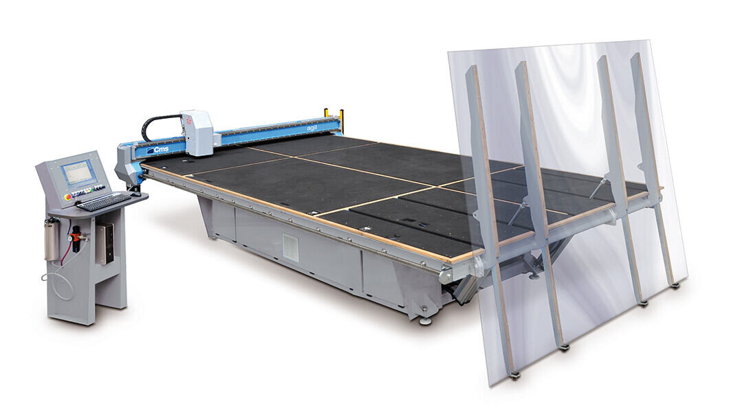 Cnc glass 2024 cutting table