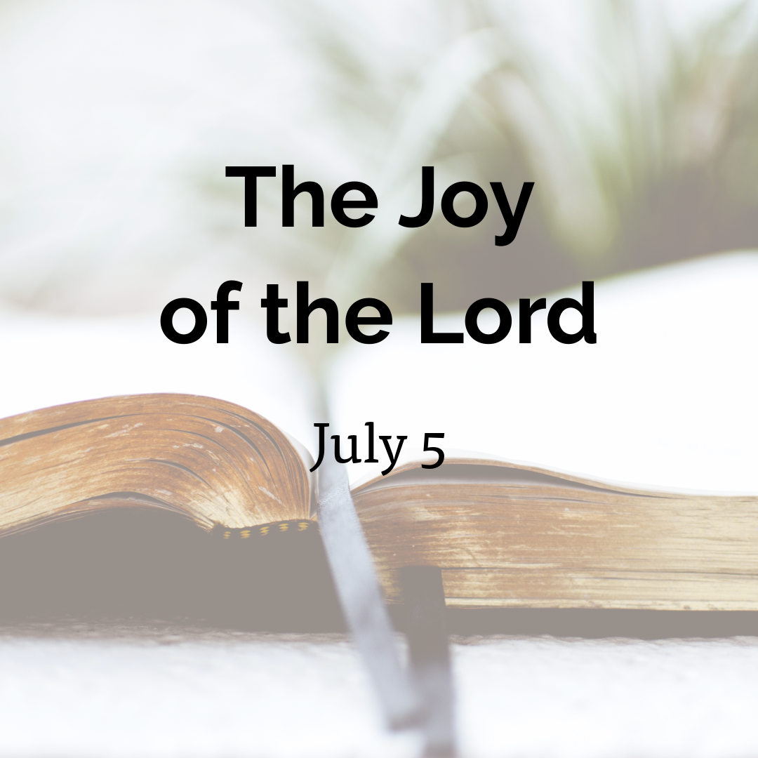 The Joy of the Lord