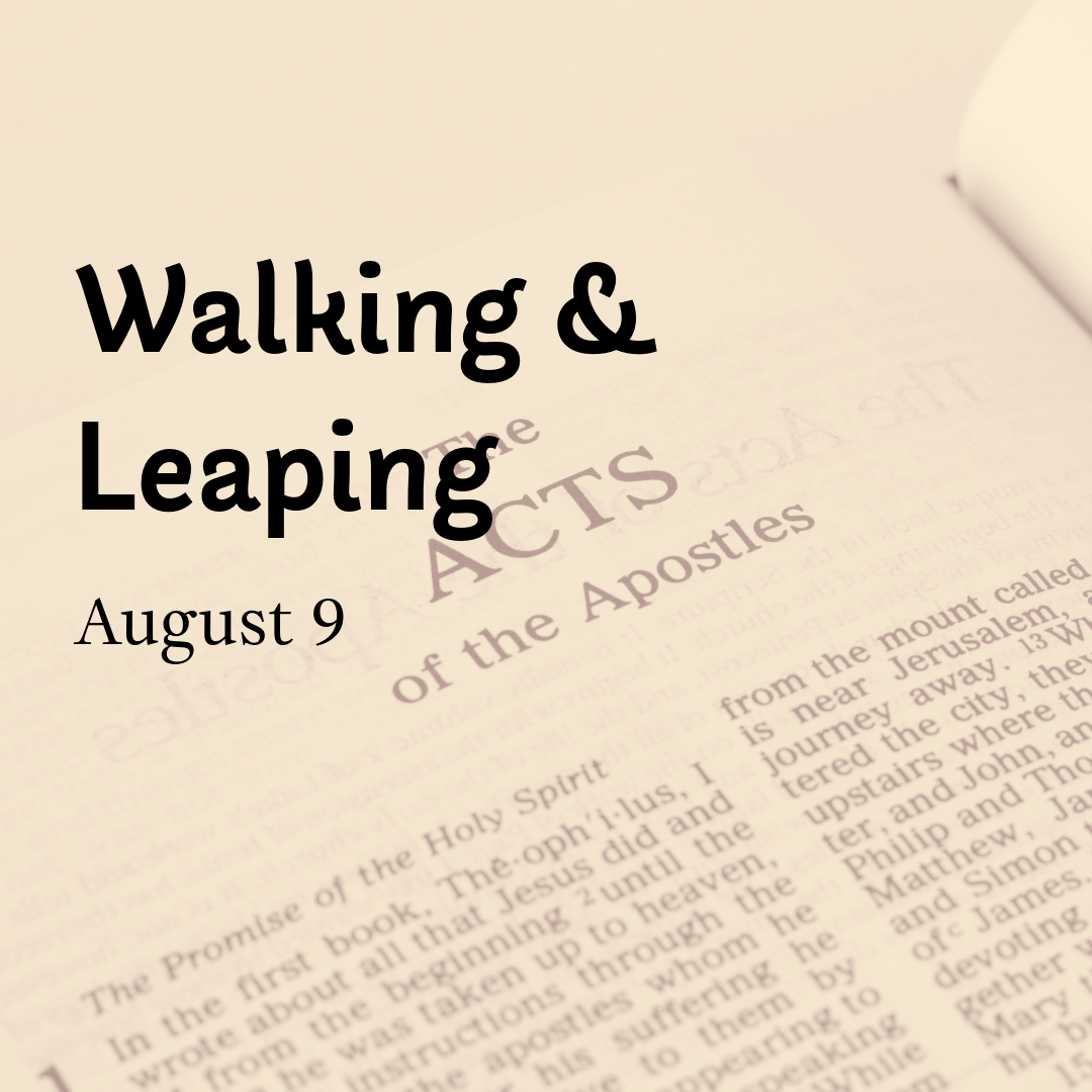 Walking &amp; Leaping