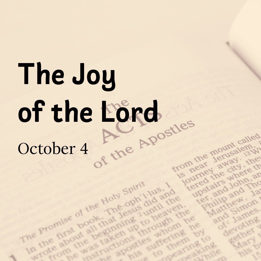 The Joy of the Lord