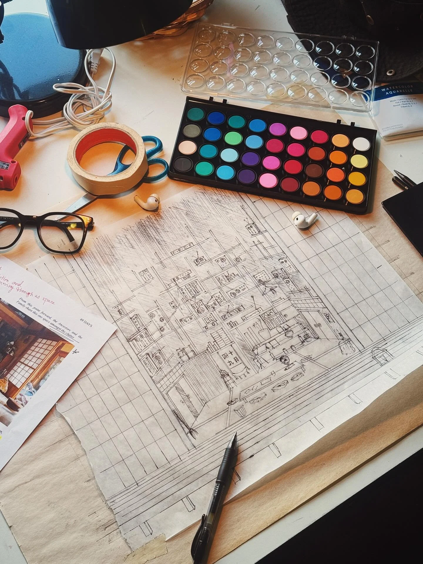 In just two weeks, I’ve delved deeply into a new well of artistic expression! The scenic studio in the White House at the @oneill_center will forever hold a place in my heart. Shoutout to SKIP MERCIER (may he rest in piece) and all the countles
