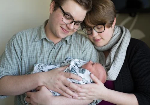 Sam, Megan, and Baby Jude