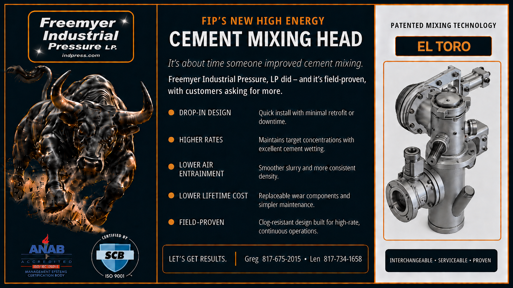 El Toro - FIP Cement Mixing System