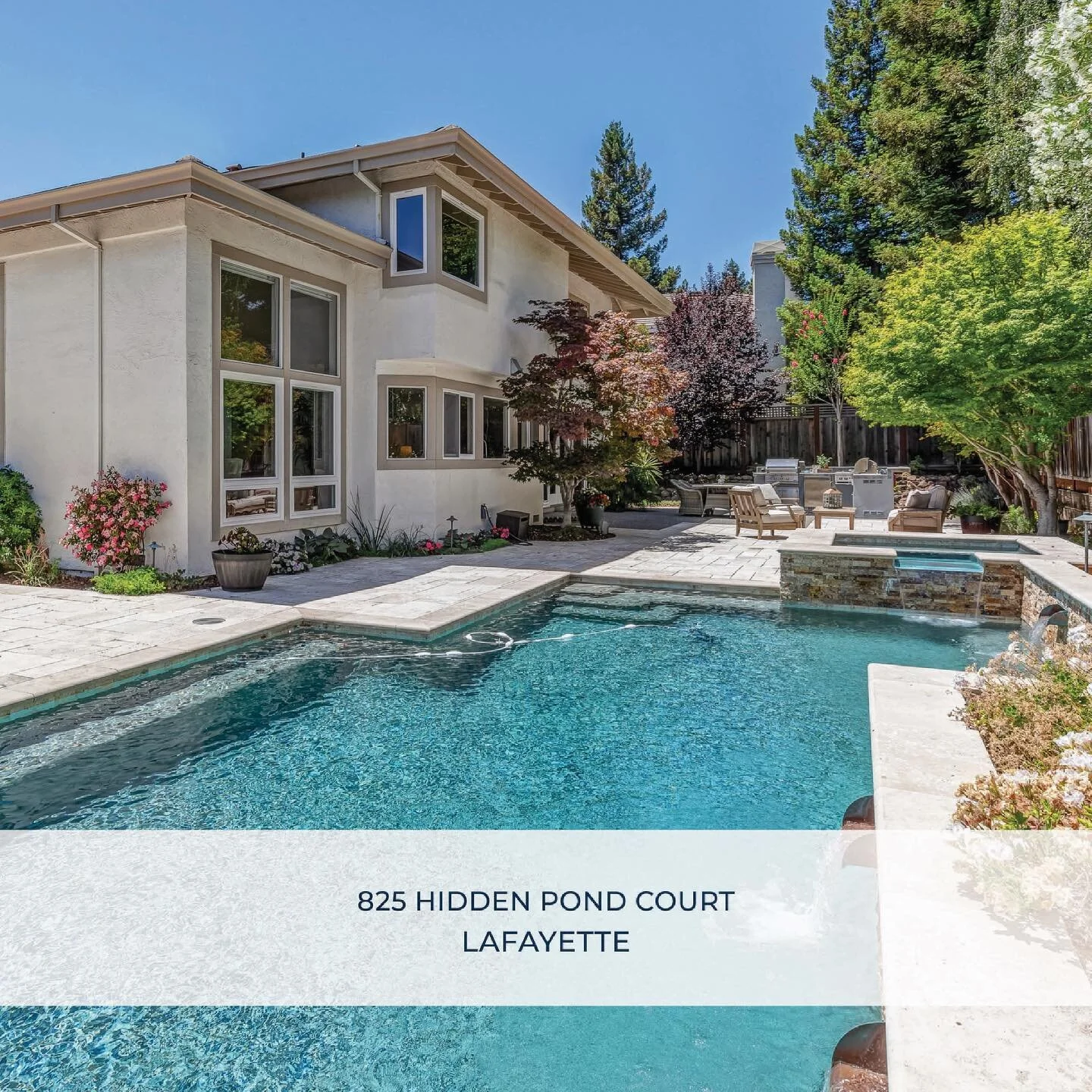 Goodbye June, hello new listings ✨ 

825 Hidden Pond Court, Lafayette 
3BR &middot; 2.5BA &middot; 2,784 SF &middot; .23 Acre Lot 
Listing Price: $1,625,000
Listing Agent: Bill Finnegan &amp; Billy Finnegan, DRE: 00458343 | 01444608 

401 Springfield
