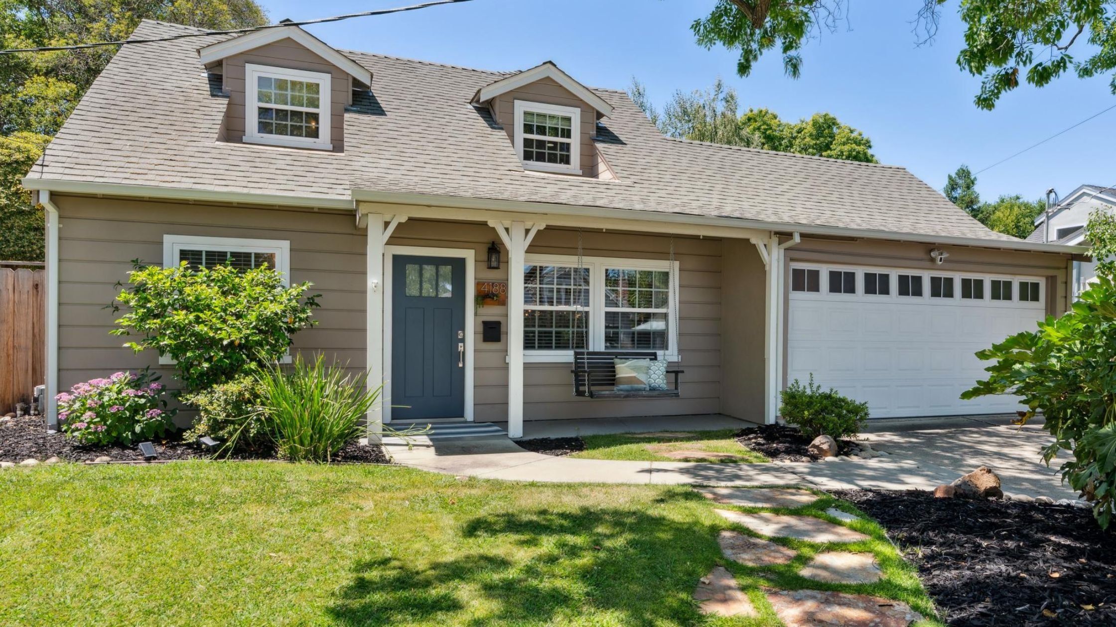 Outside of a house