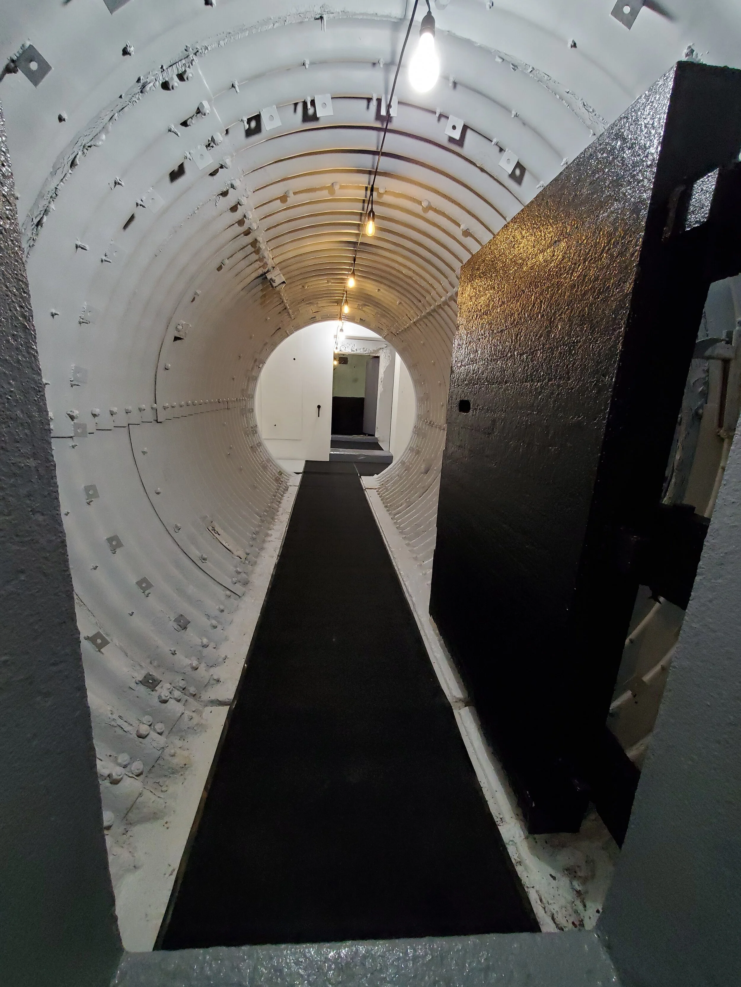 Tunnel to missile silo from Launch Control Center