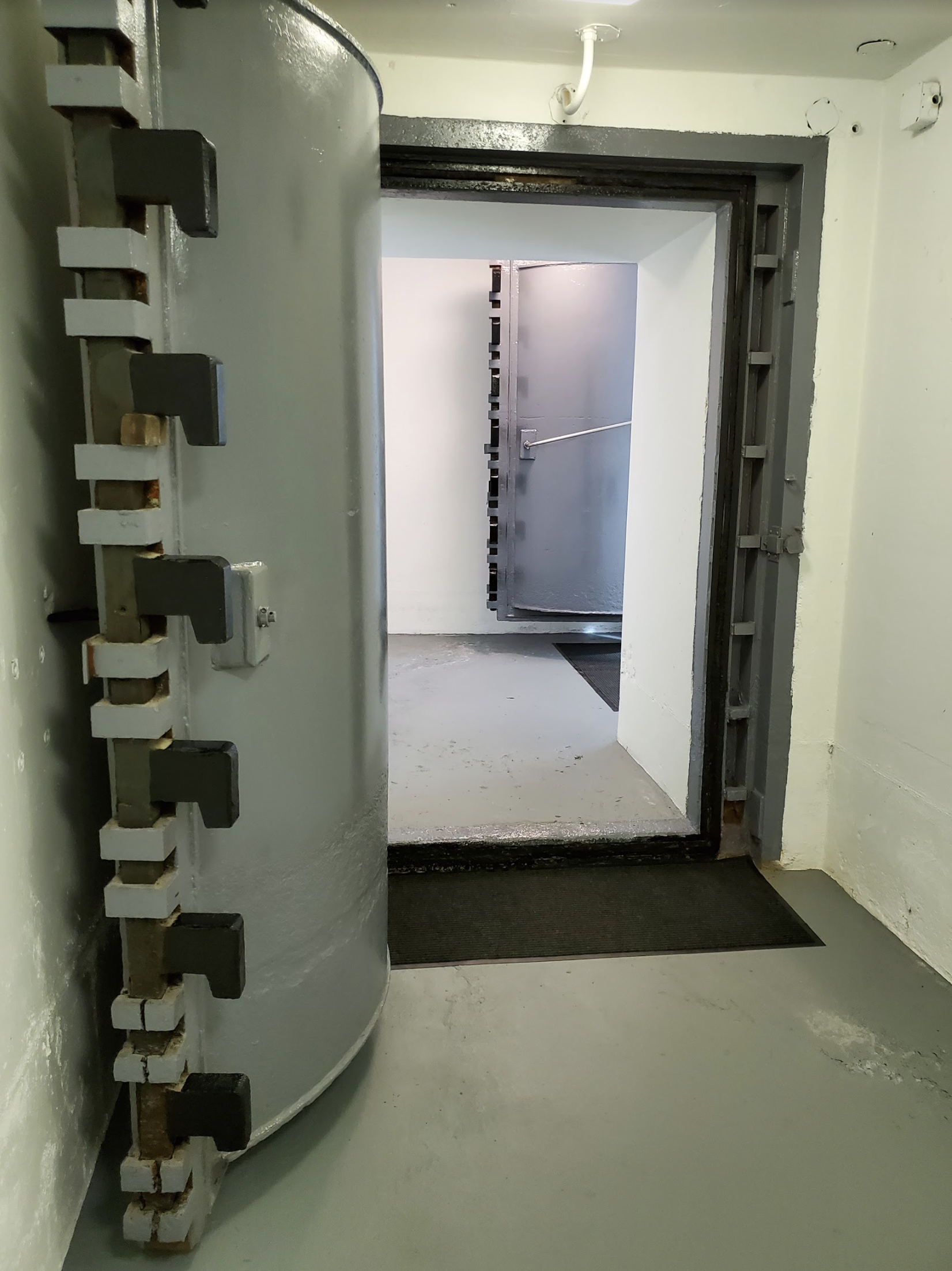 Entrance to Launch Control Center.  Protected by 2, 7,000lb blast doors.