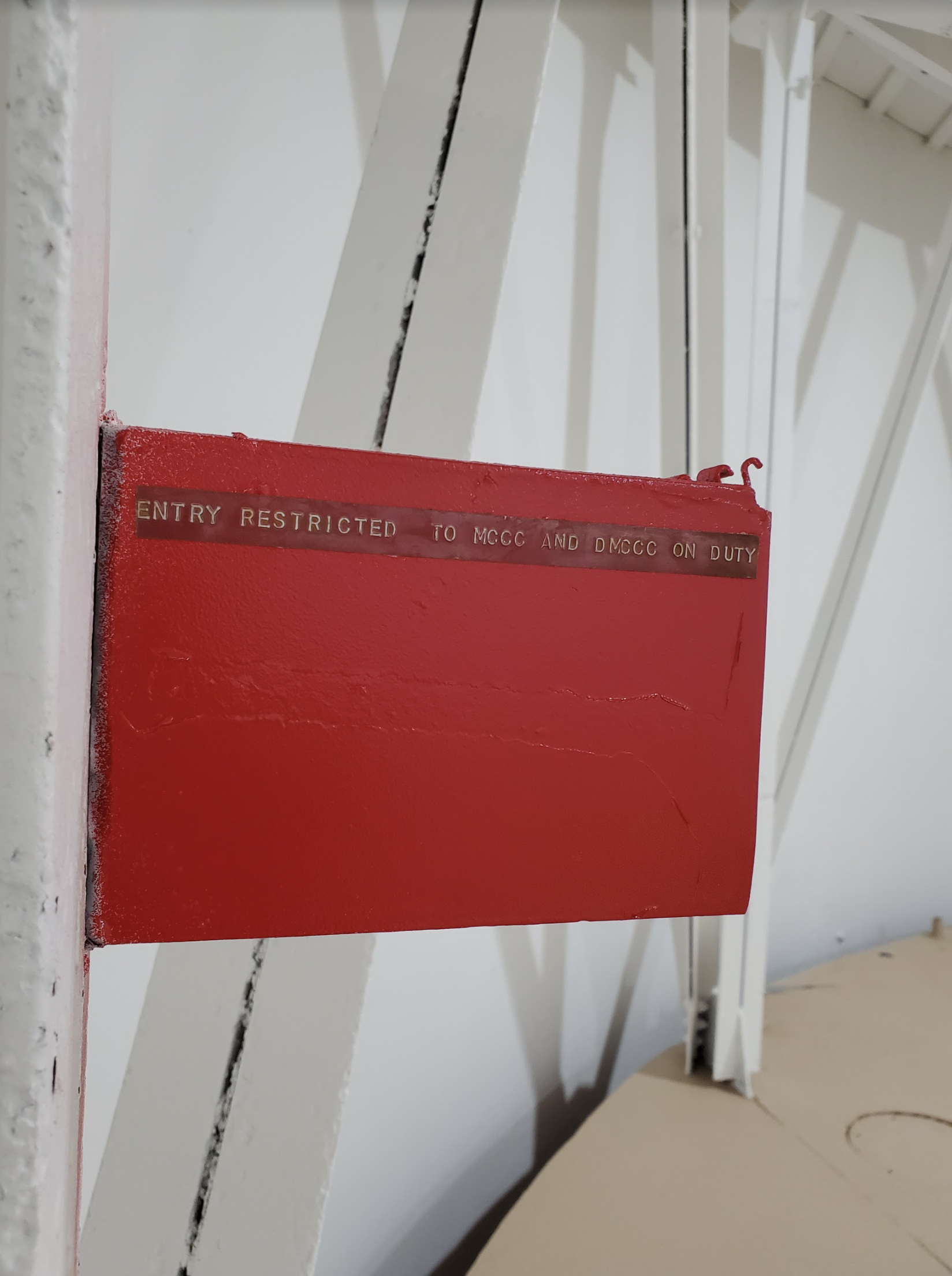 Keybox for launch keys....locked by 2 separate combination locks and then a 3rd lock inside. Inside was the keys and launch code to match with launch code given via communication with command