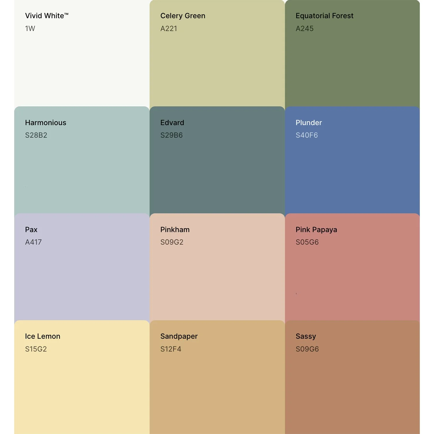 Dulux Colour Forecast 2022. Flourish, Restore & Wonder colour palettes