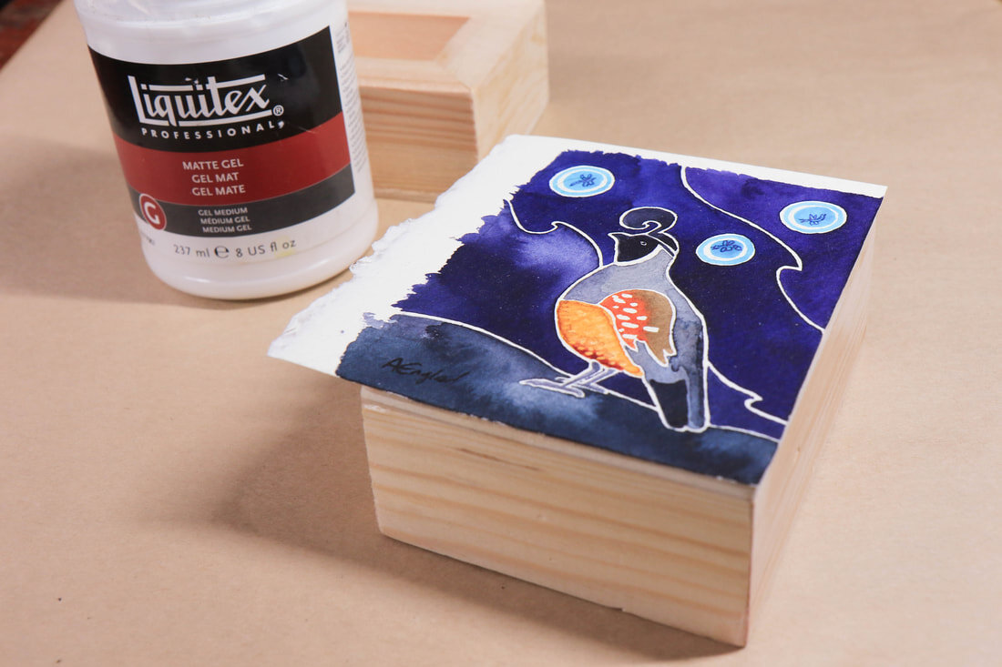 HOW TO PROTECT WATERCOLOR PAINTINGS WITHOUT GLASS - Dorland's Wax Medium &  Liquitex Gloss Varnish 