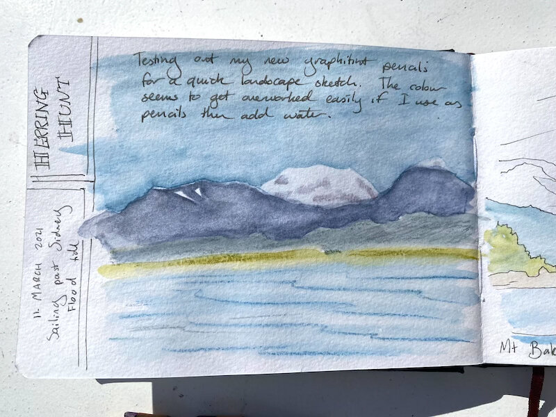 Review: Sketching With Derwent Graphitint Pencils — Andrea England