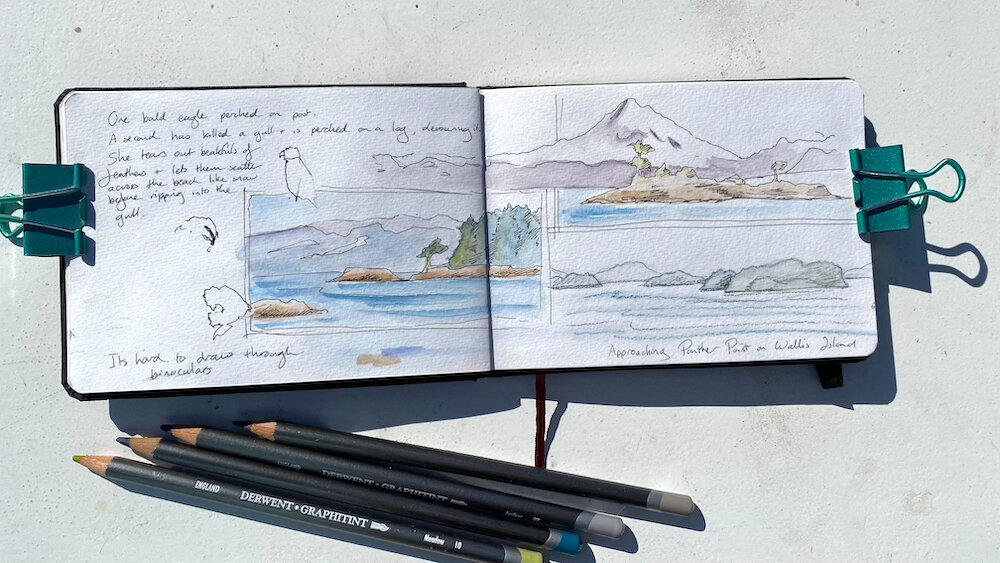 Review: Sketching With Derwent Graphitint Pencils — Andrea England