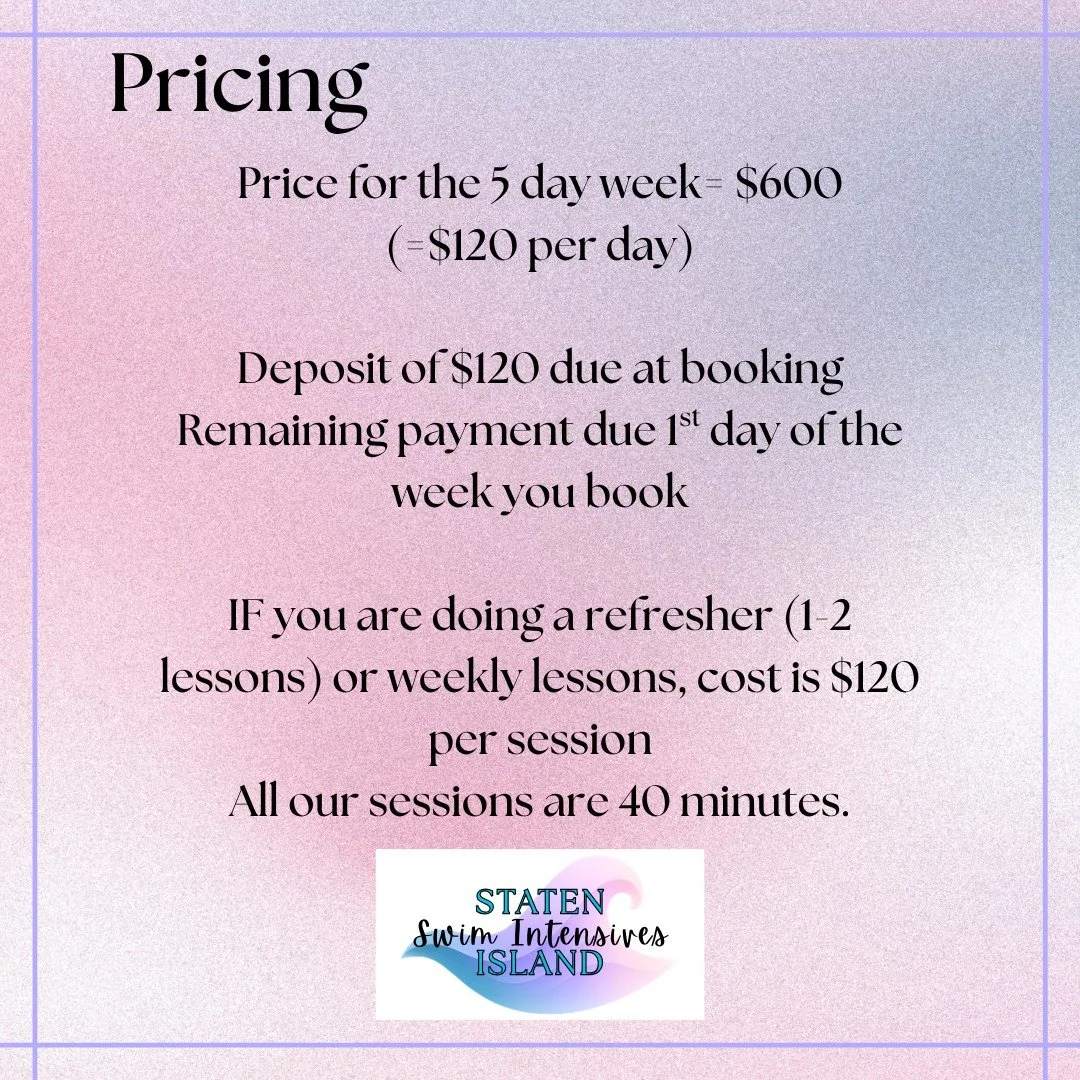 We come to your pool &amp; bring everything we need: toys, devices. Only ask that you buy your own goggles =)