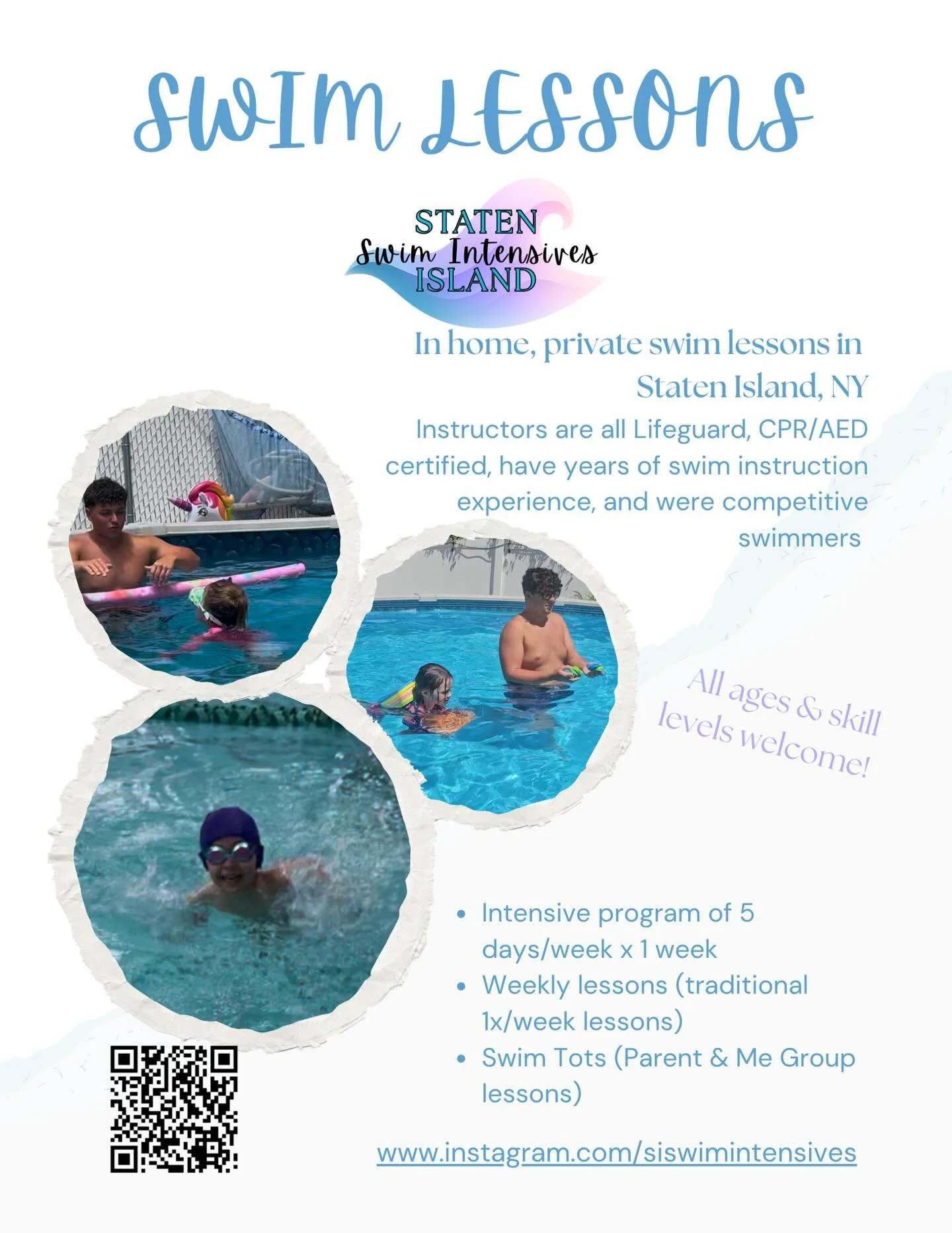 2026 flyer ❤️ 

Thank you all for the support. We could not do it without your recommendations! 

Honestly I feel blessed I have an amazing team &amp; amazing clients who value swim lessons- keeping their kids safe by the pool! Drowning is such a fea